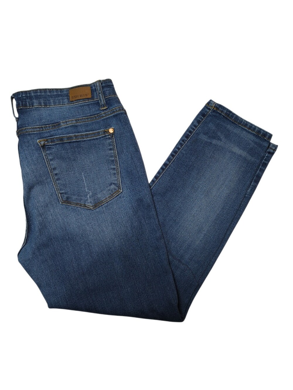 Judy Blue Dark Blue Relaxed Fit Straight Leg Jeans Size 15